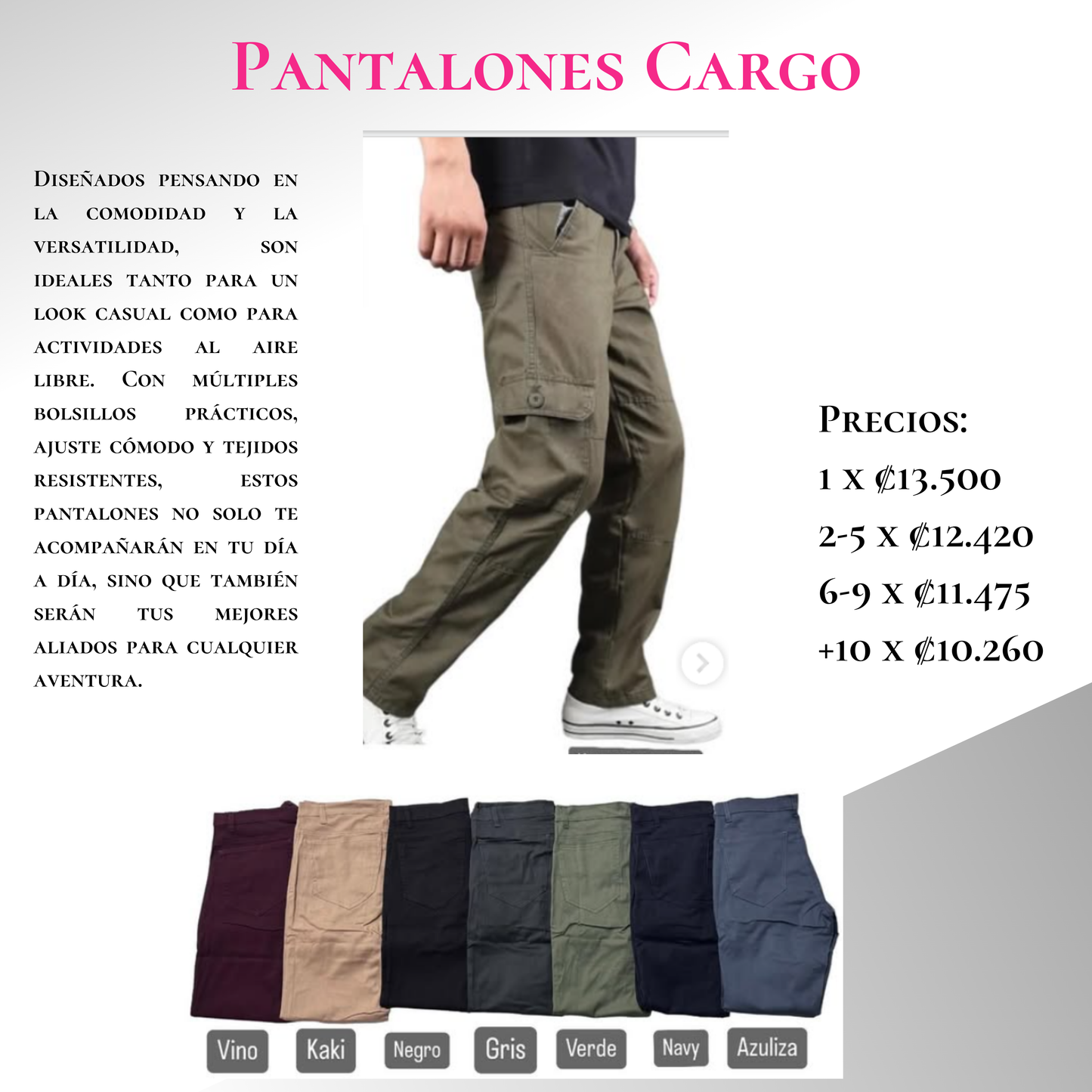 PANTALON CARGO